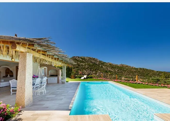 Sardinia Family - Mariapia With Private Pool And Seaview Villa